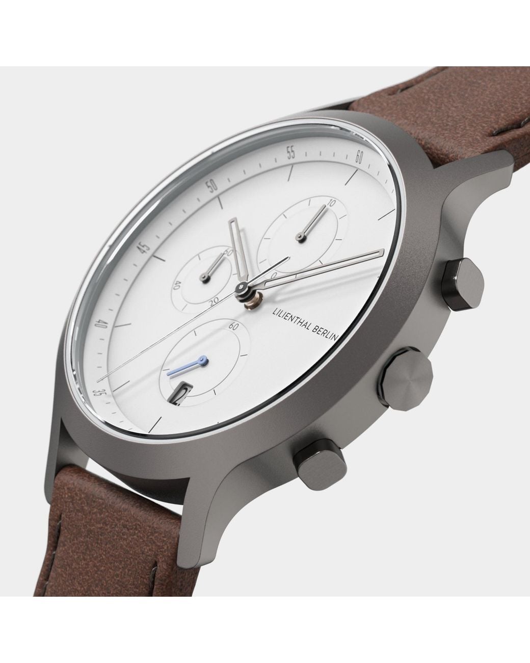Lilienthal Berlin Chronograph – Dark in Metallic für Herren