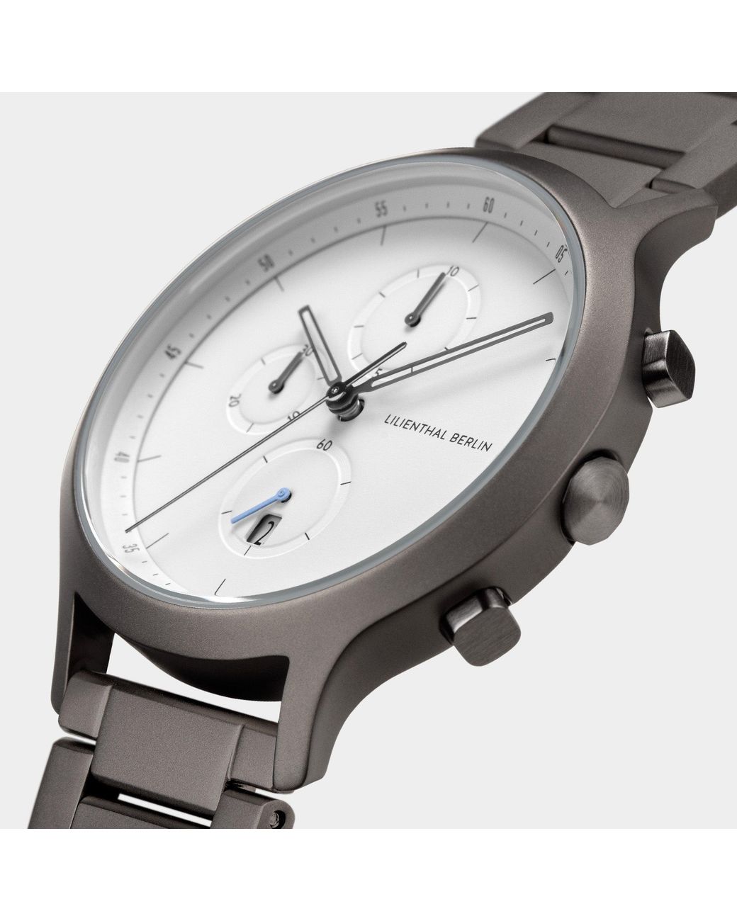 Lilienthal Berlin Chronograph – Dark in Metallic für Herren