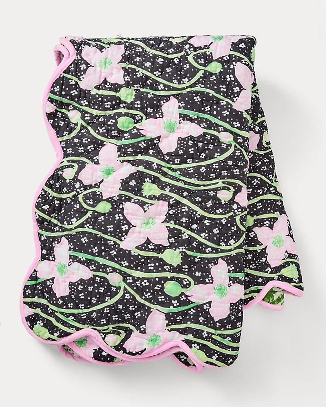 Lilly Pulitzer Multicolor Reversible Throw Blanket