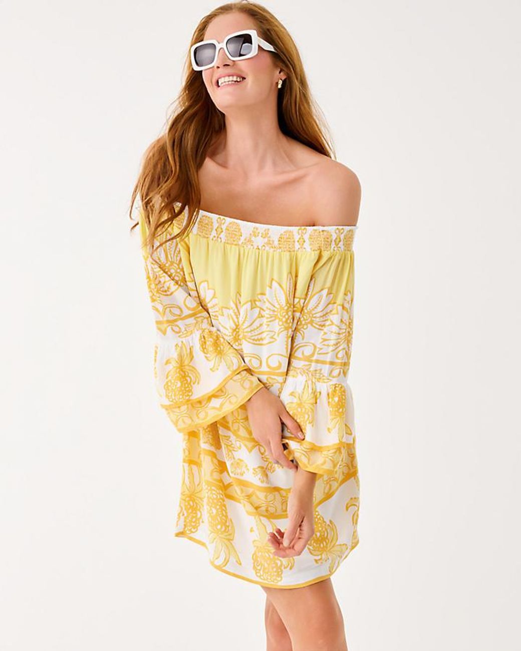 Lilly Pulitzer Off The Shoulder Dress