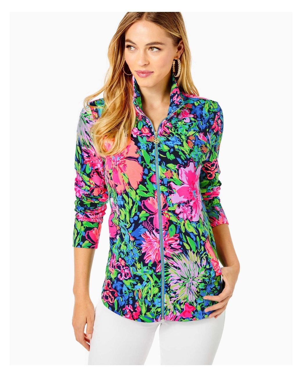 Lilly pulitzer full online zip jacket