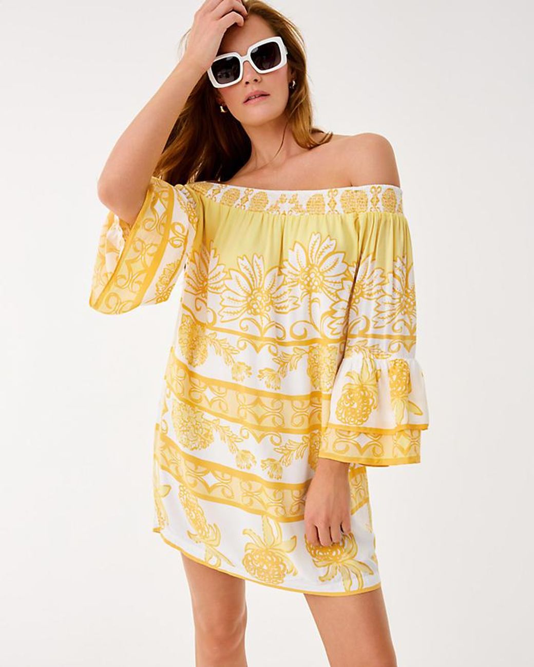 Lilly Pulitzer Off The Shoulder Dress
