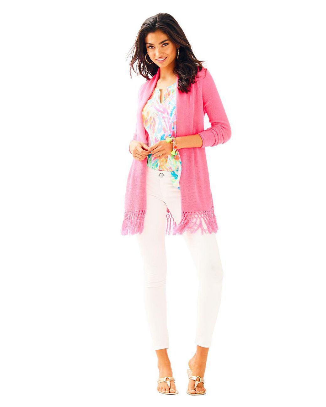 Tatum Long Fringe Hem Cardigan 