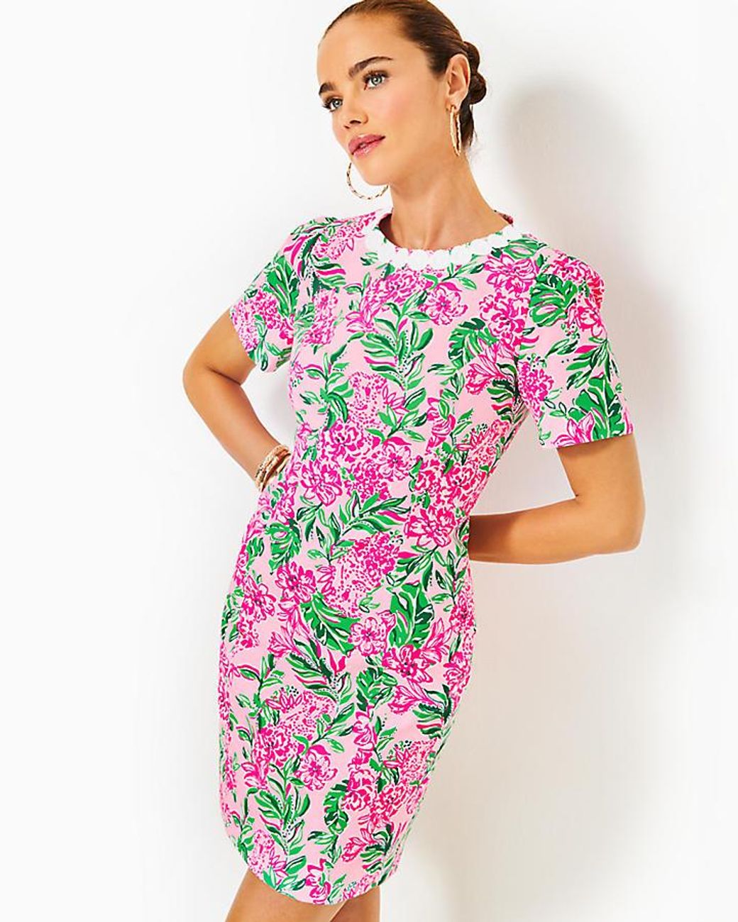 Lilly Pulitzer Mila Short Sleeve Shift Dress | Lyst