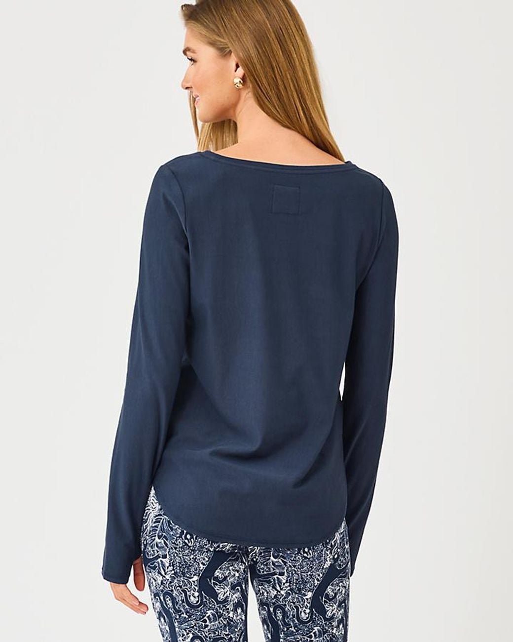Lilly Pulitzer Blue Luxletic Affirmation Pullover