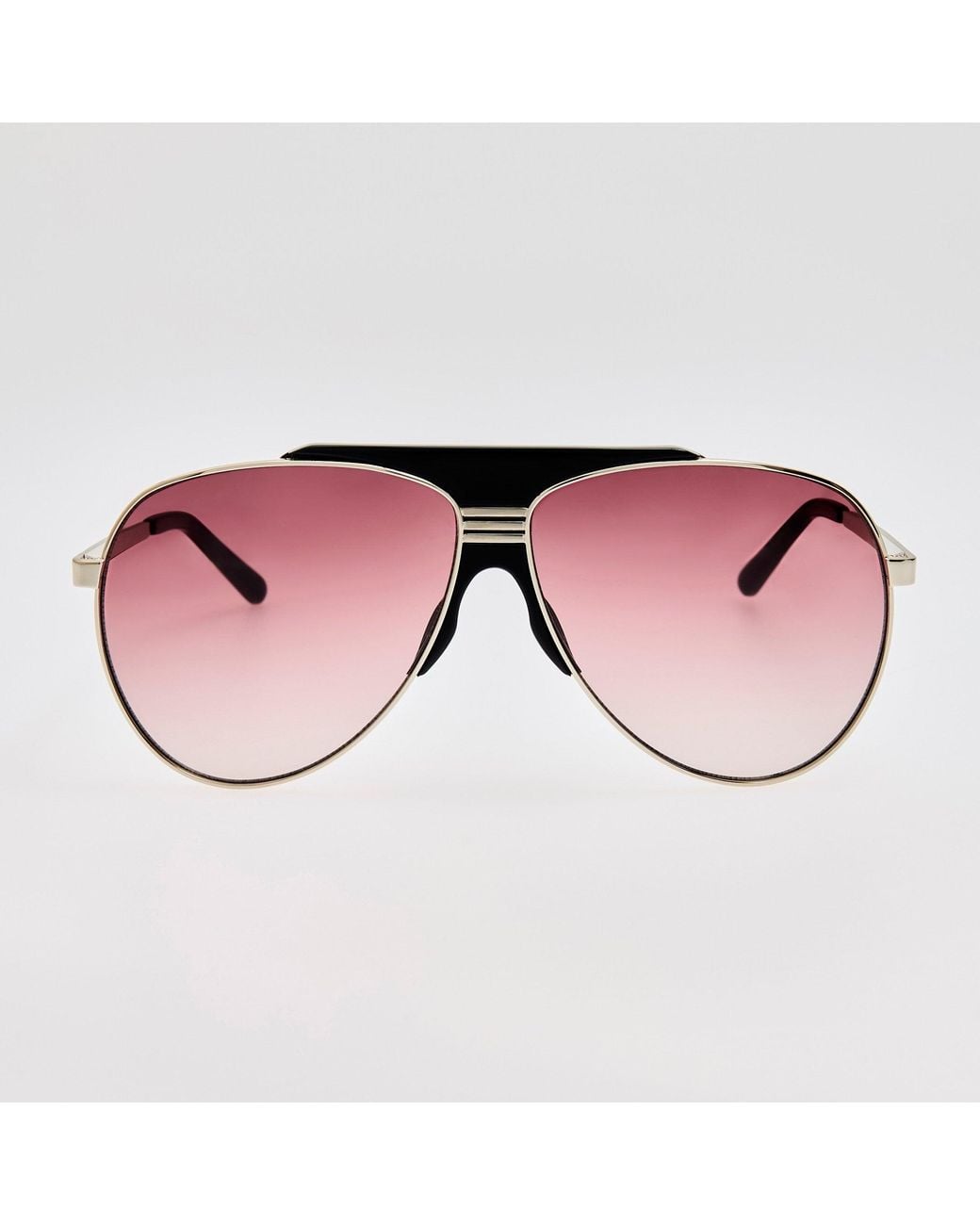 The Attico x Linda Farrow Pink Amelia Sunglasses