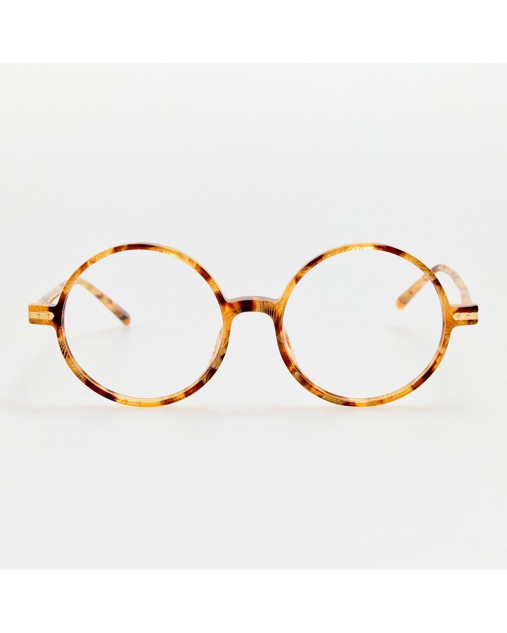Linda Farrow Brown Spire Round Optical Frame