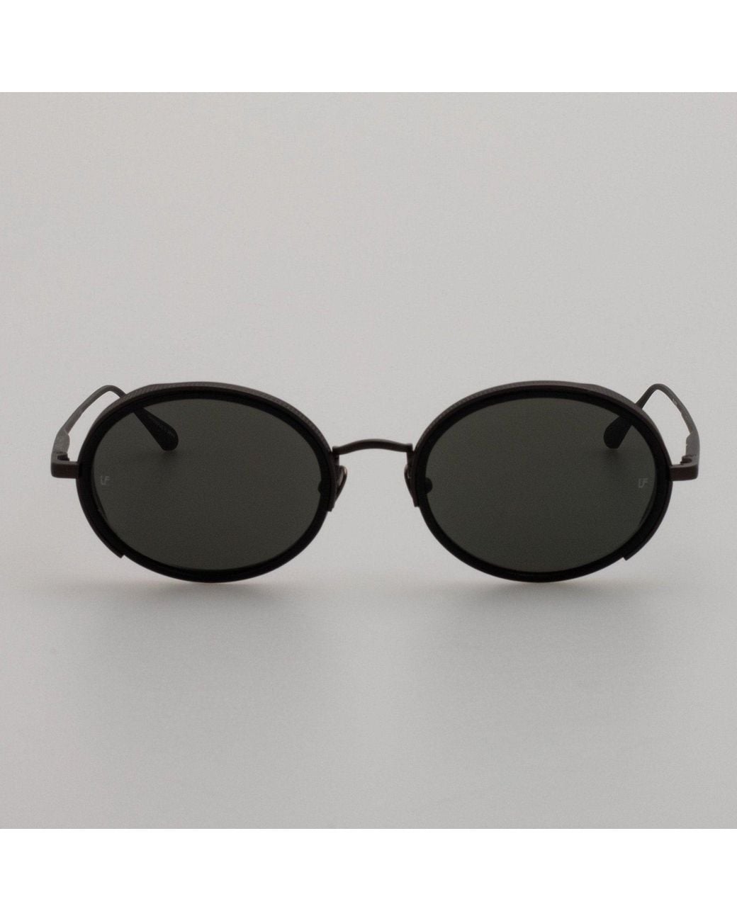 Black Series Linda Farrow Brown Finn Sunglasses for men