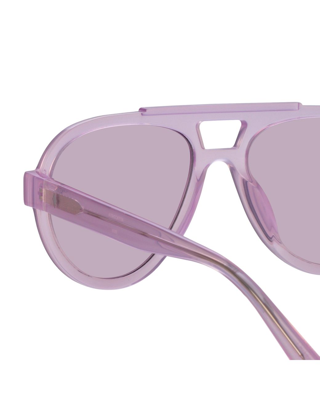 The Attico Jurgen Aviator Sunglasses in Purple | Lyst UK