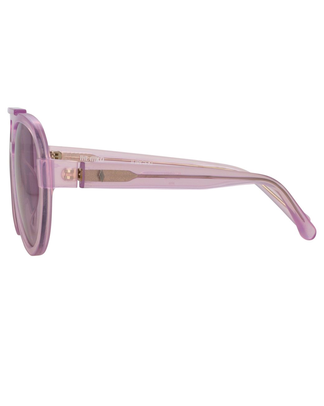 The Attico Jurgen Aviator Sunglasses in Purple | Lyst UK