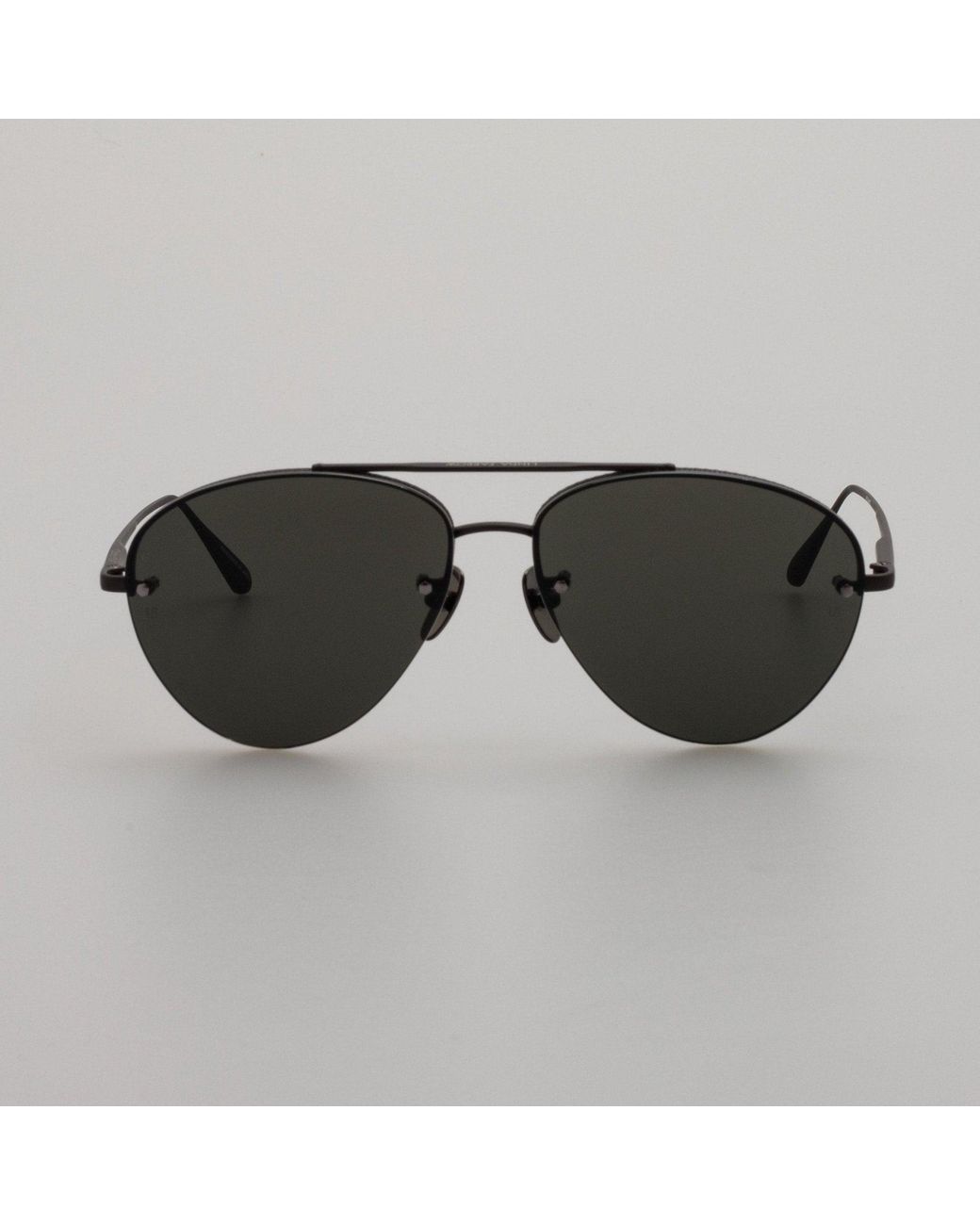 Black Series Linda Farrow Brown Edano Sunglasses for men