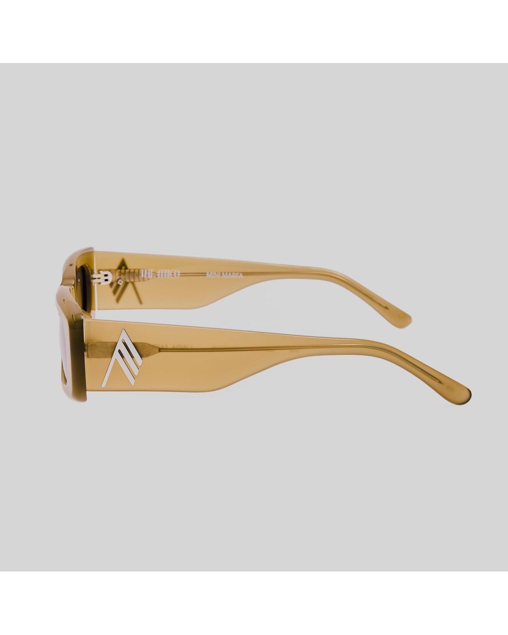 The Attico Brown Mini Marfa Sunglasses