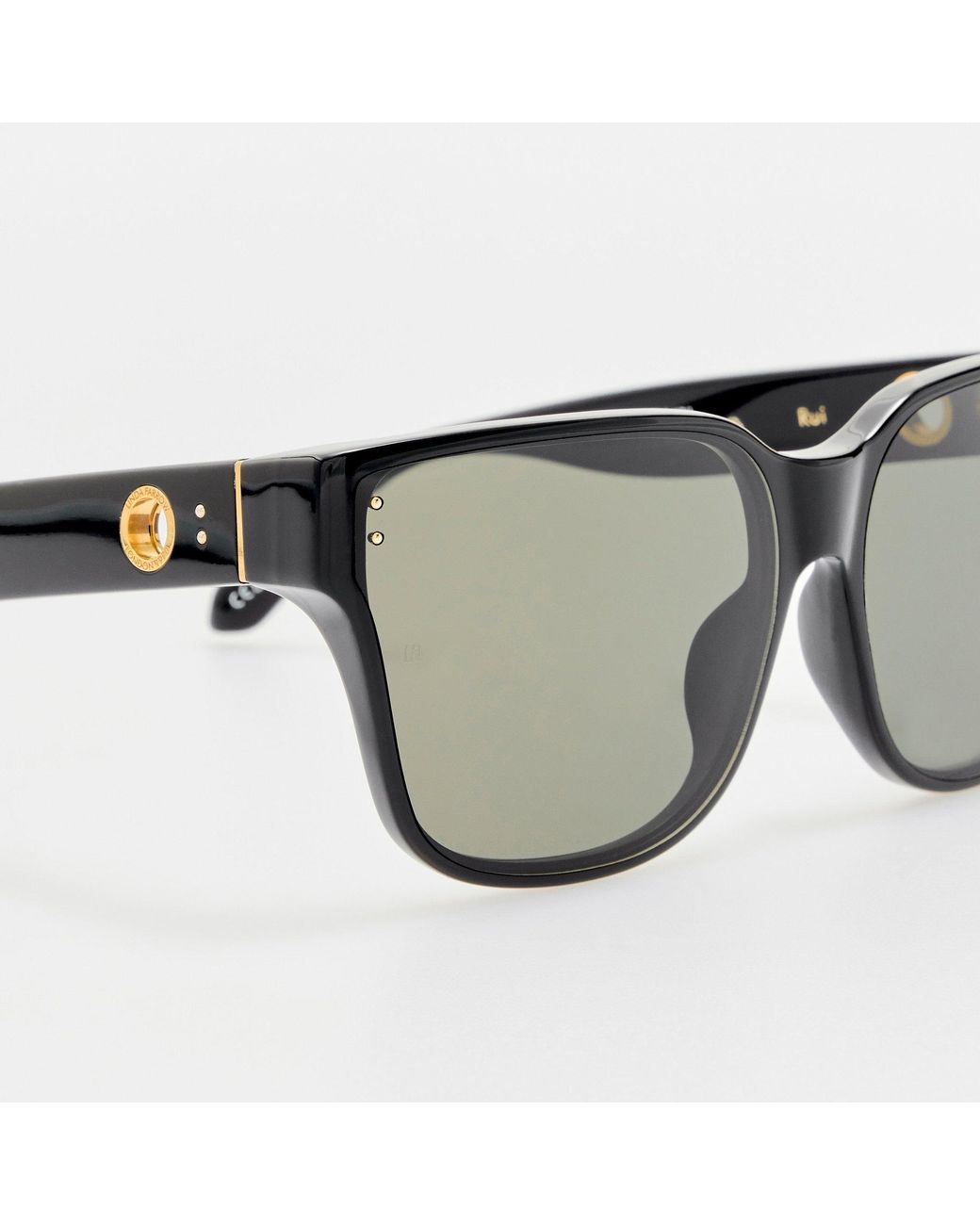 Linda Farrow Black Rui Oversize Sunglasses