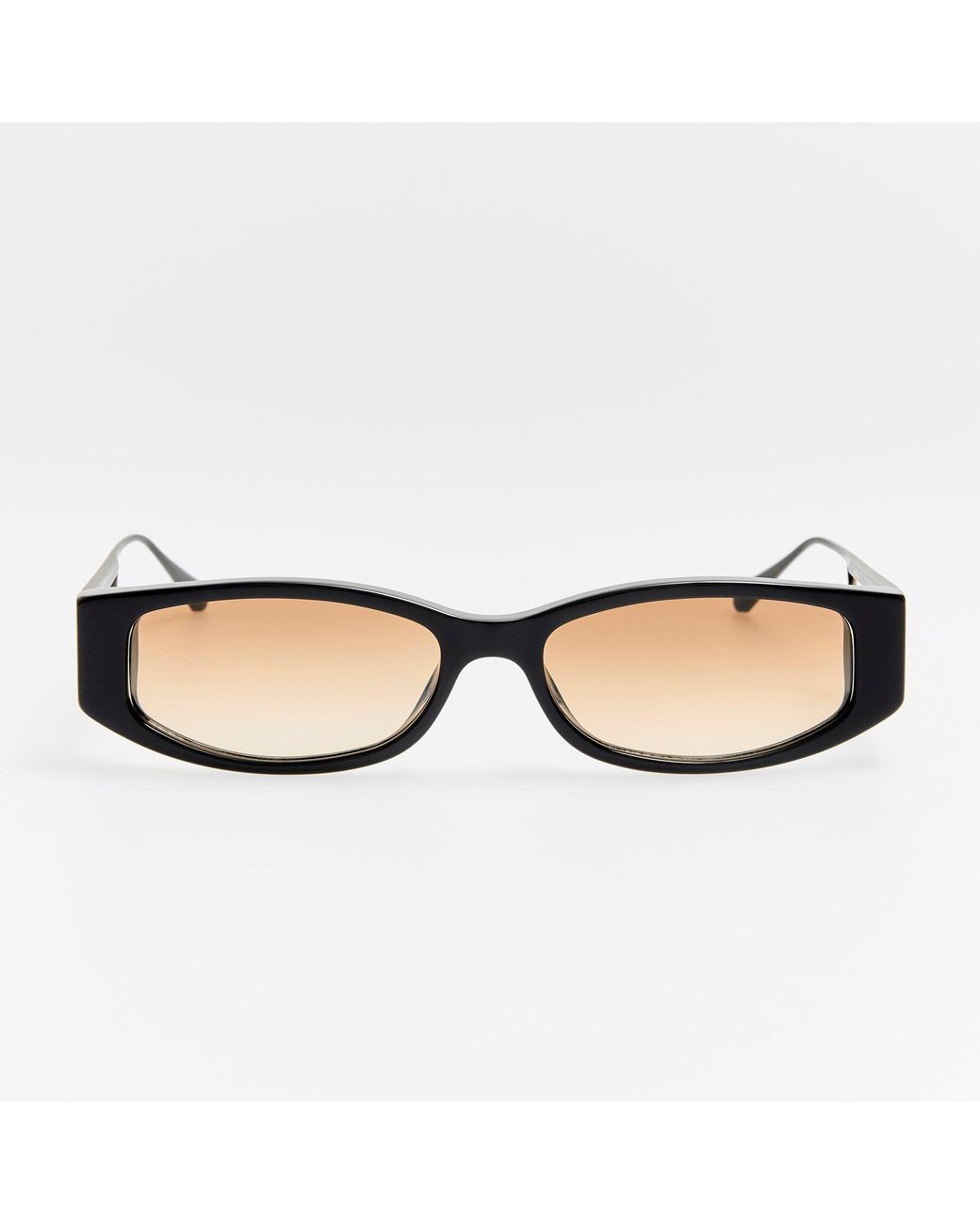 Linda Farrow Brown Susie Vista Temple Sunglasses