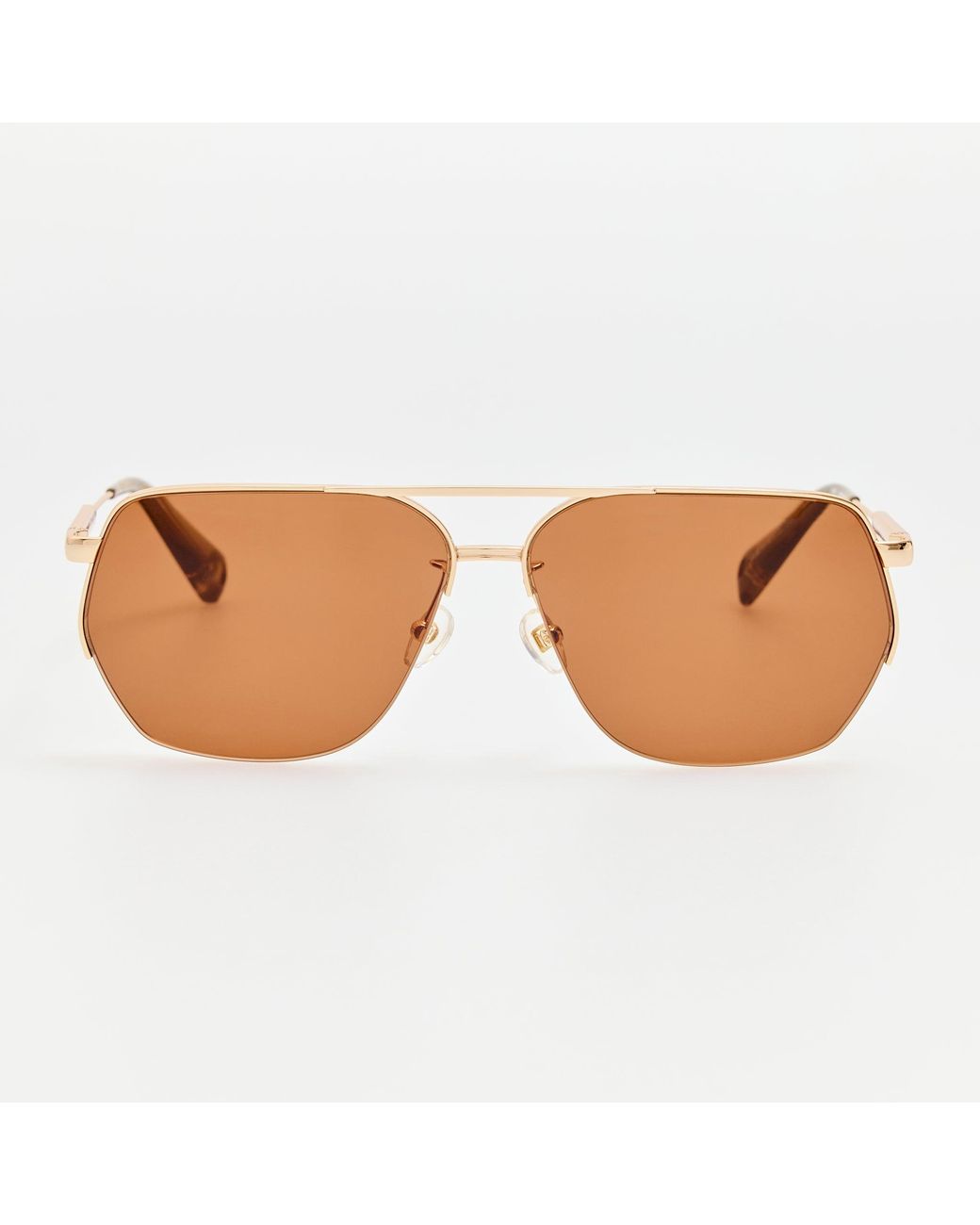 Jacquemus Brown Aviador Sunglasses