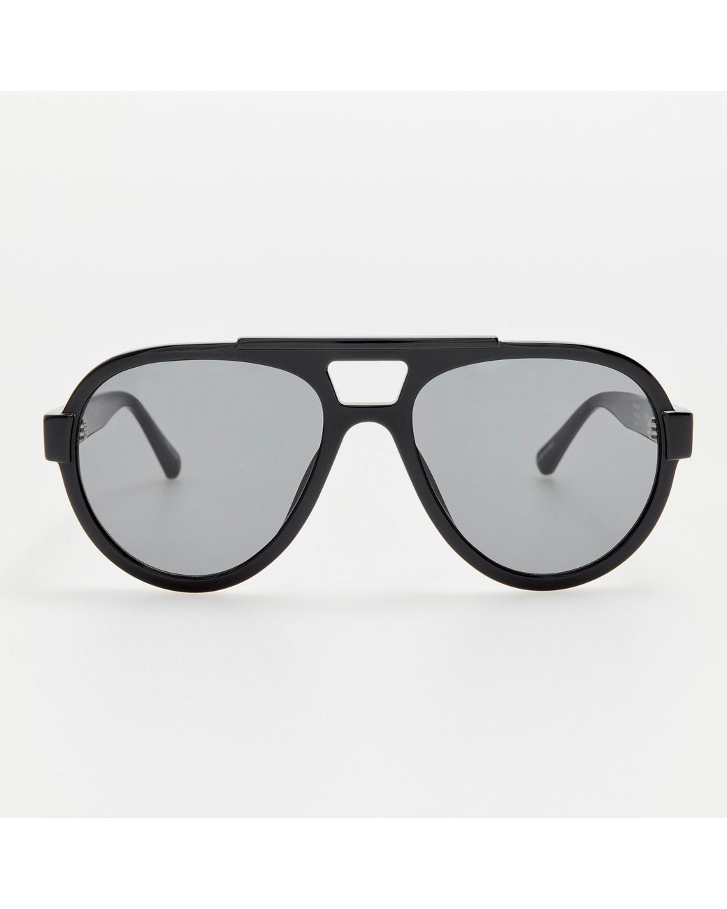 The Attico x Linda Farrow Gray Jurgen Aviator Sunglasses
