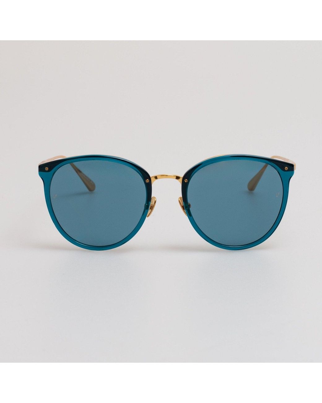 Linda Farrow Blue Calthorpe Sunglasses