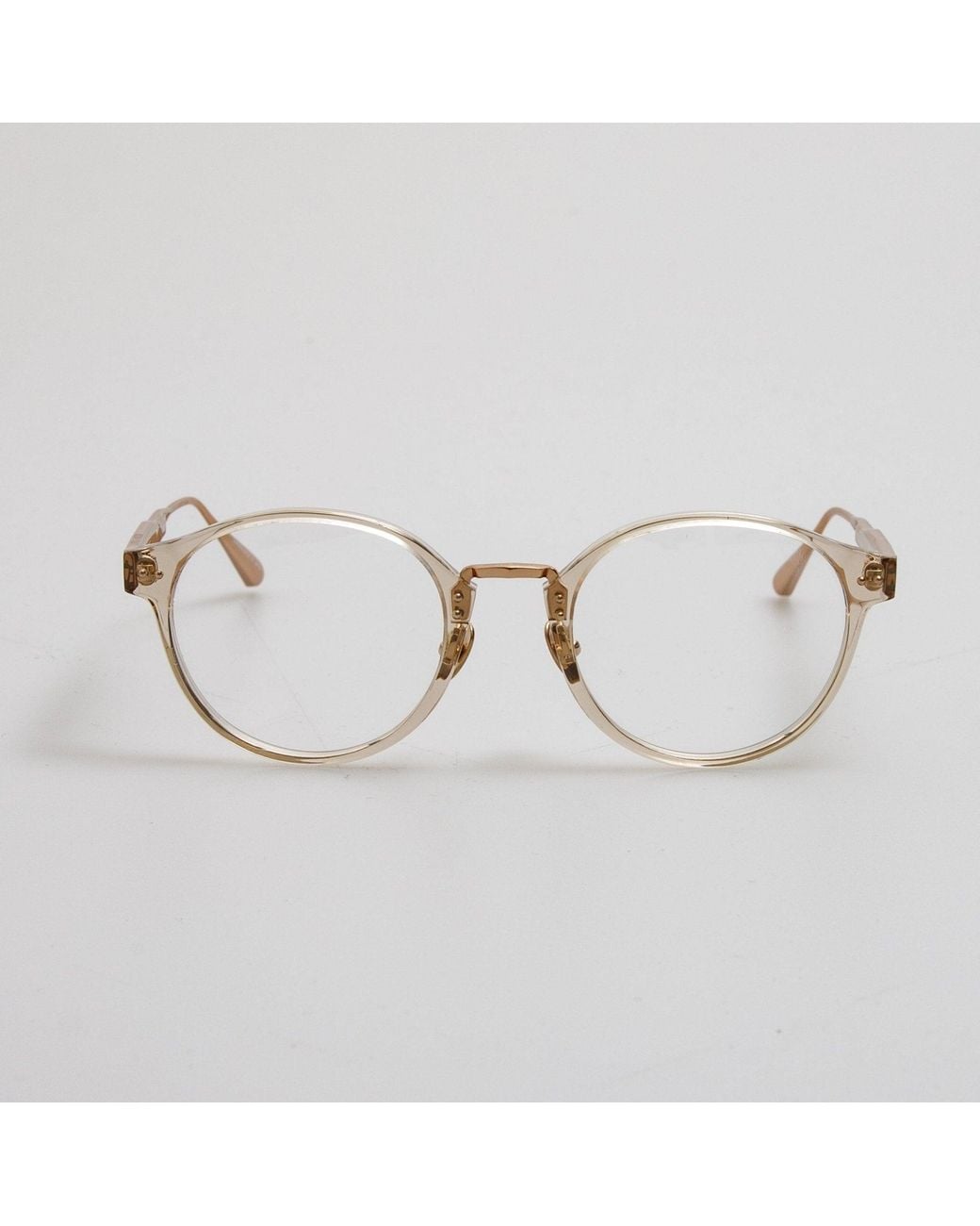 Linda Farrow Metallic Marco Optical Frame for men