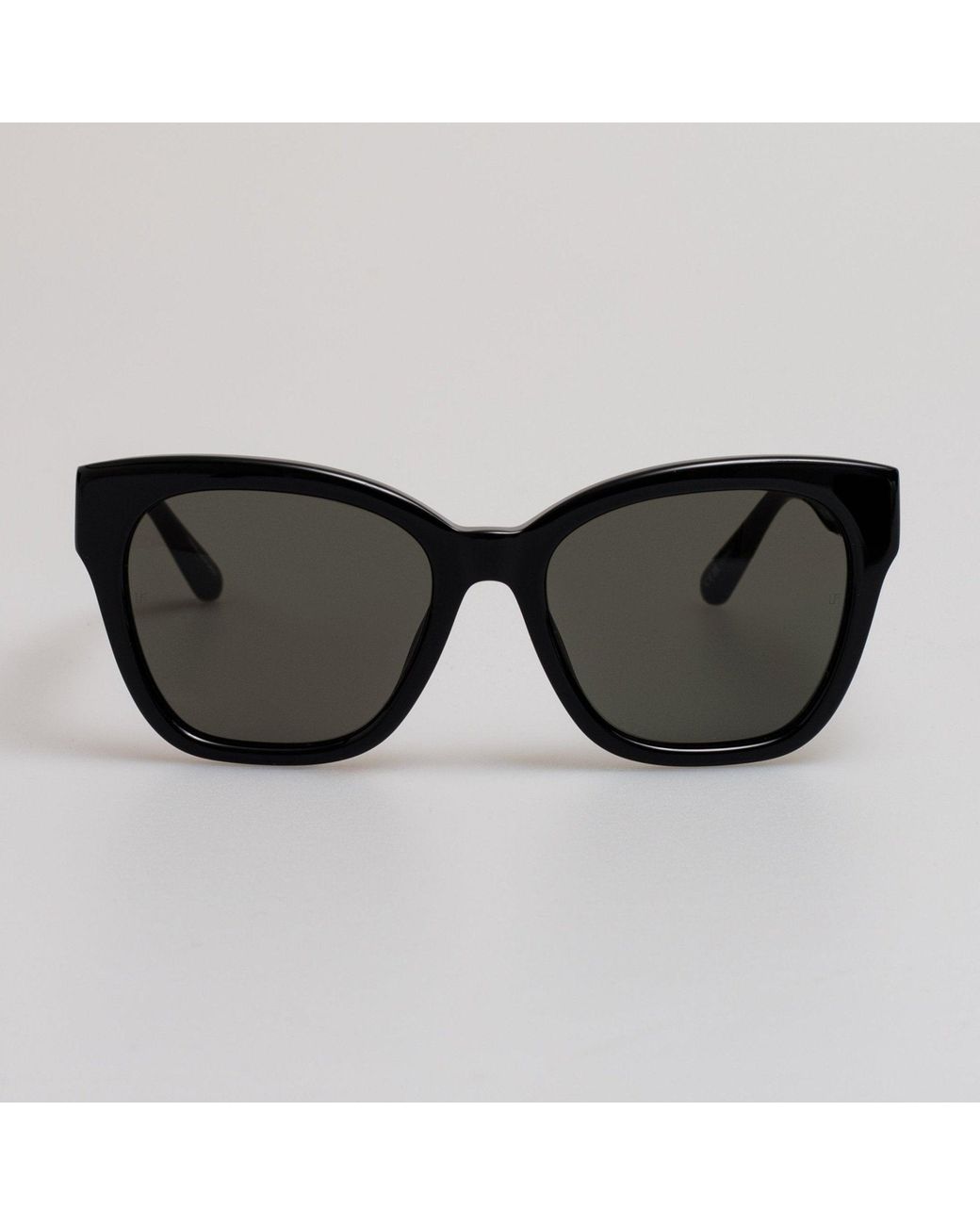 Linda Farrow Black Tamara Sunglasses