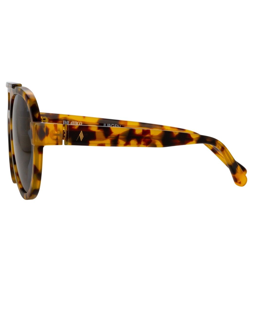 The Attico Multicolor Jurgen Aviator Sunglasses