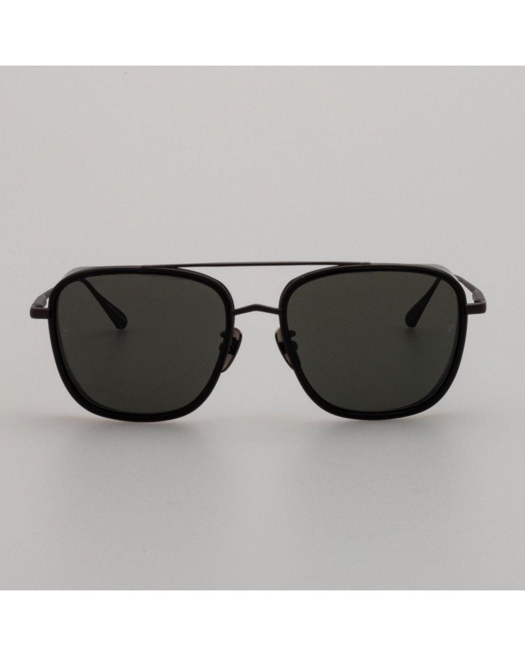 Black Series Linda Farrow Black Jarvis Sunglasses for men