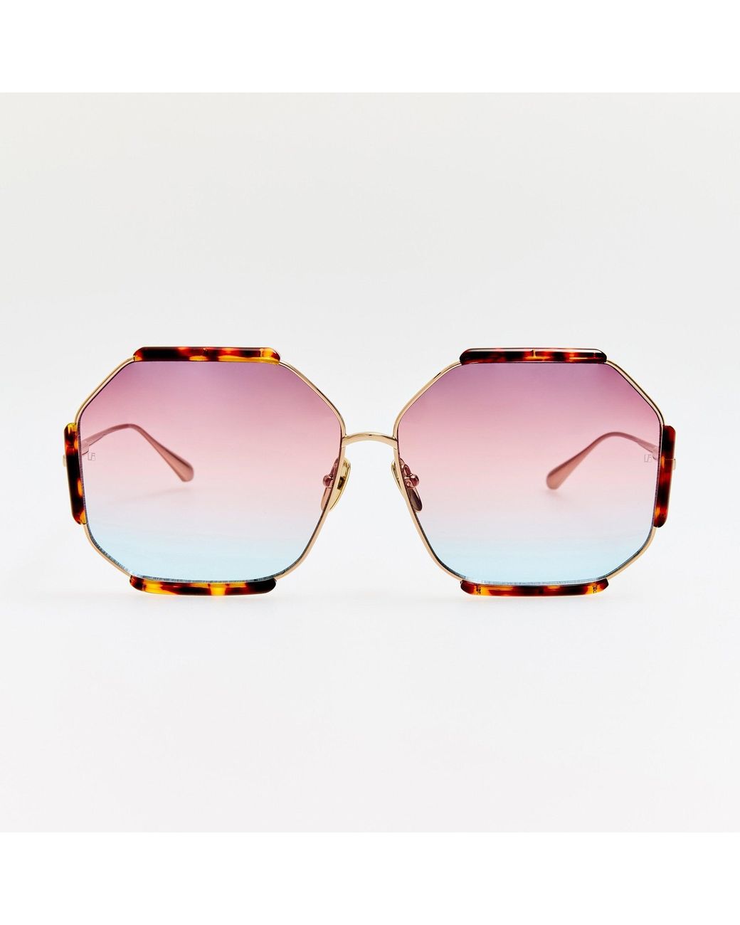 Linda Farrow Pink Margot Sunglasses