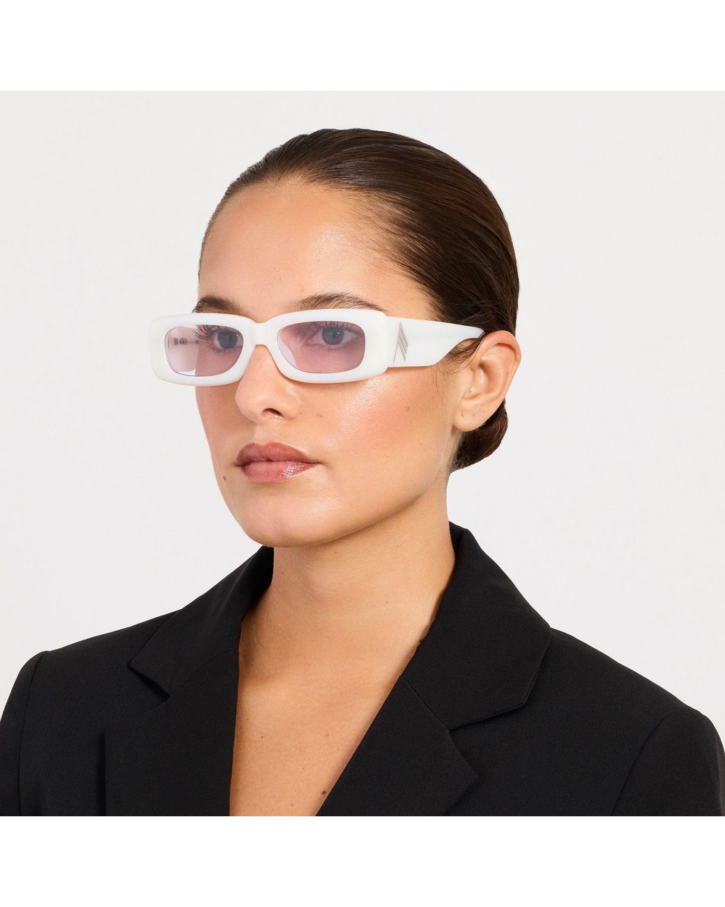 The Attico Metallic Mini Marfa Sunglasses