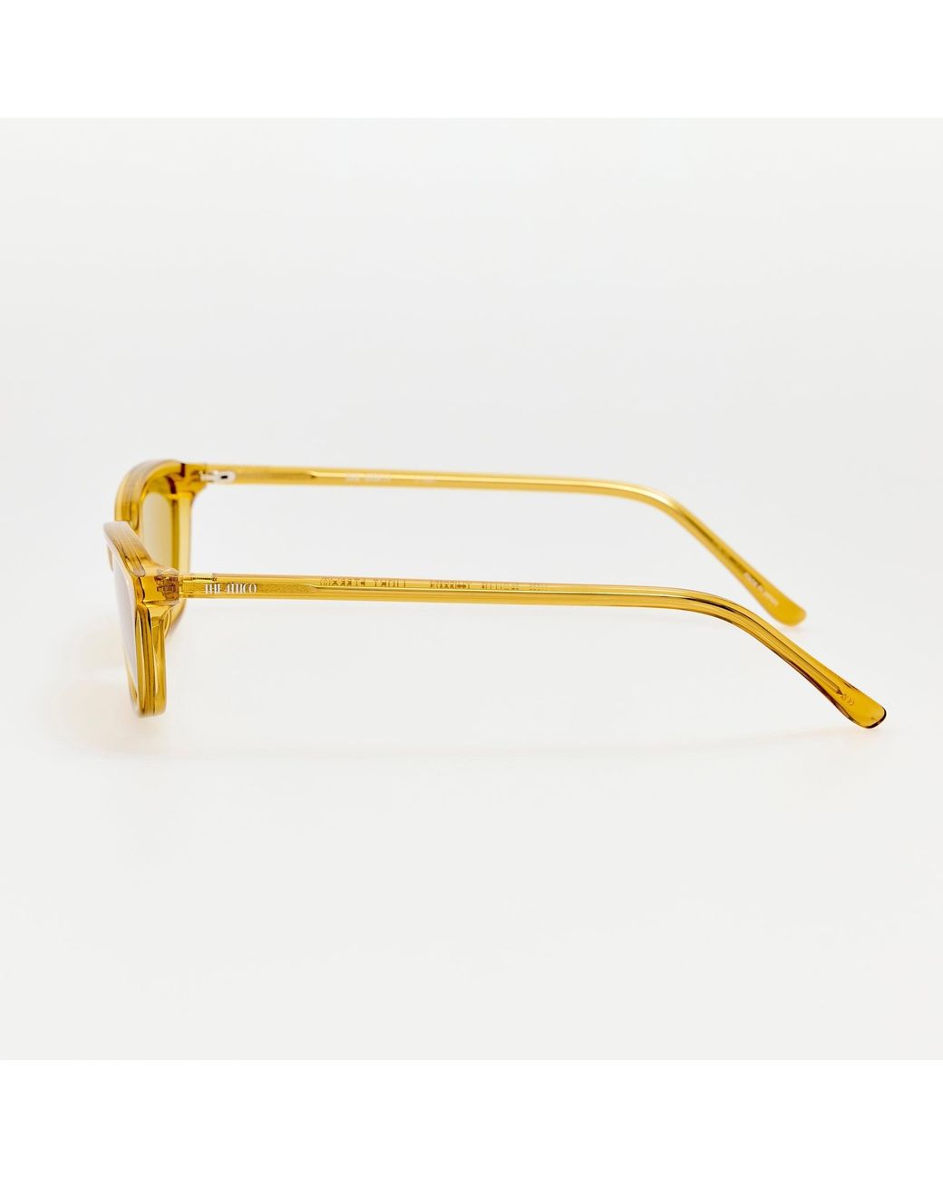 The Attico Yellow Libby Sunglasses