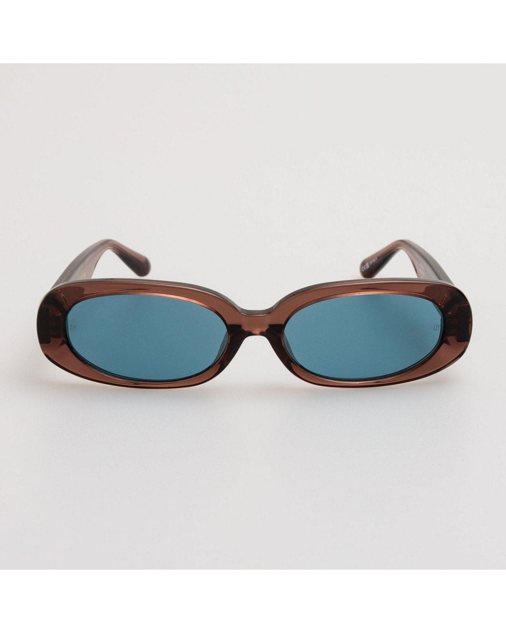Linda Farrow Blue Cara Sunglasses
