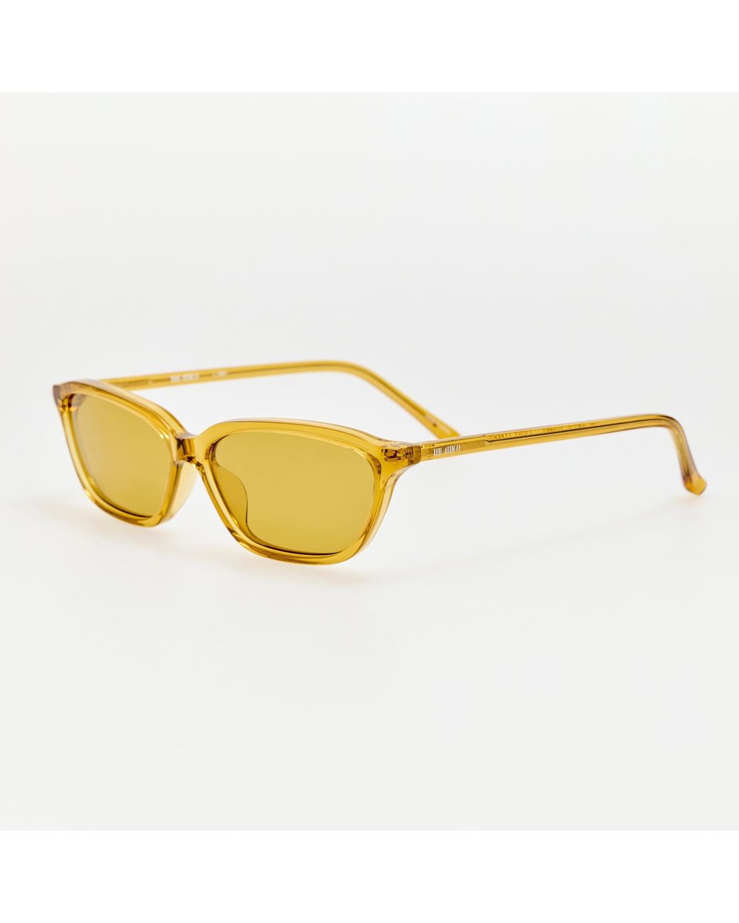 The Attico Yellow Libby Sunglasses