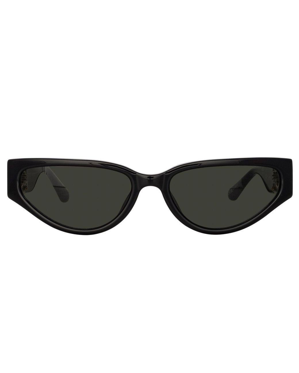 Linda Farrow Black Tomie Sunglasses