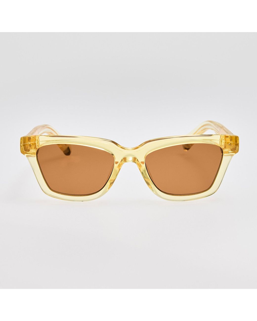 Jacquemus Brown Carre Sunglasses