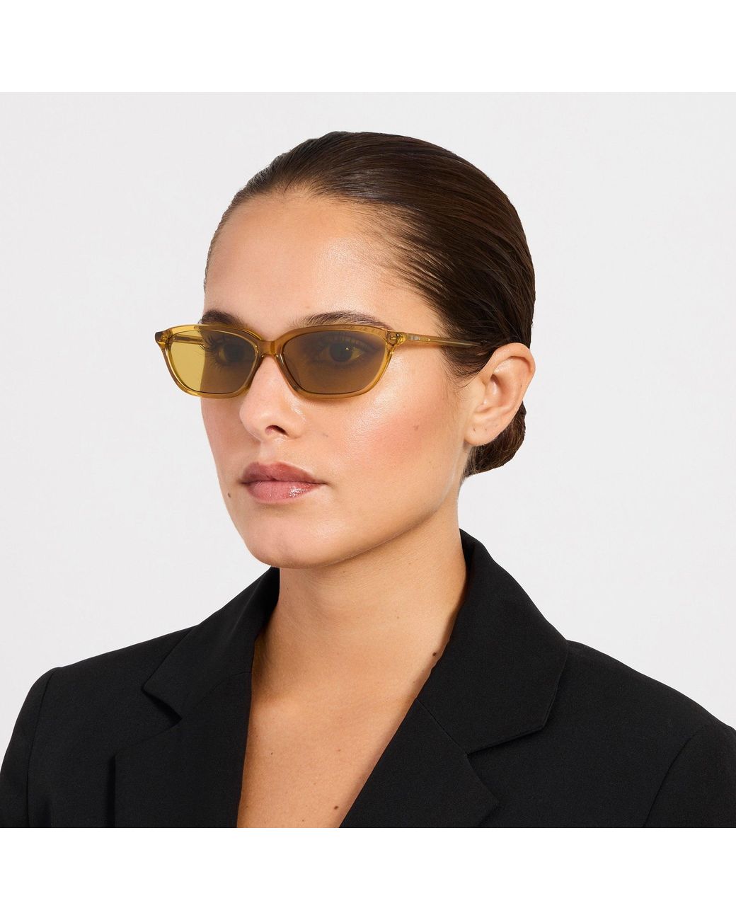 The Attico Yellow Libby Sunglasses