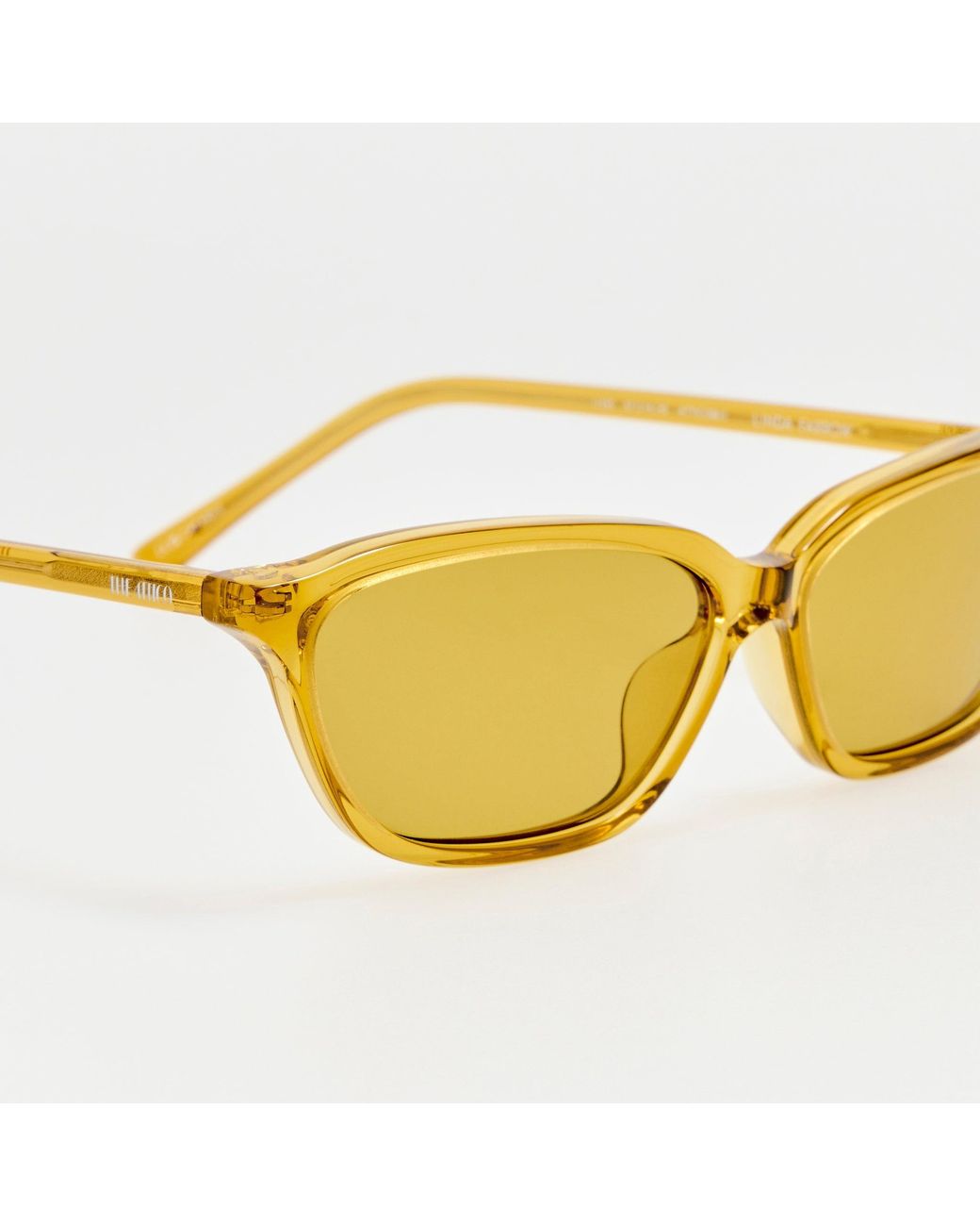 The Attico Yellow Libby Sunglasses
