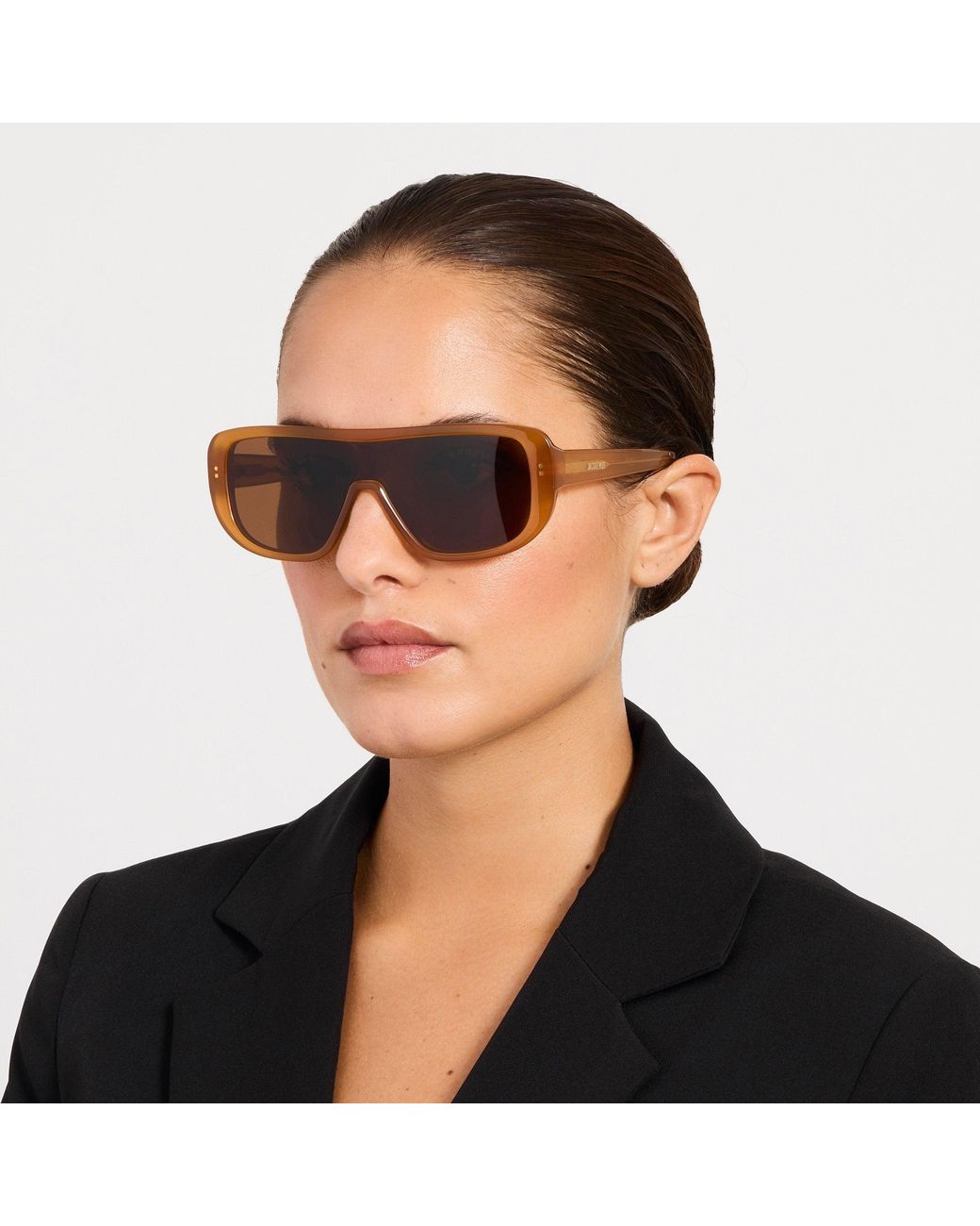 Jacquemus Brown Masco Sunglasses