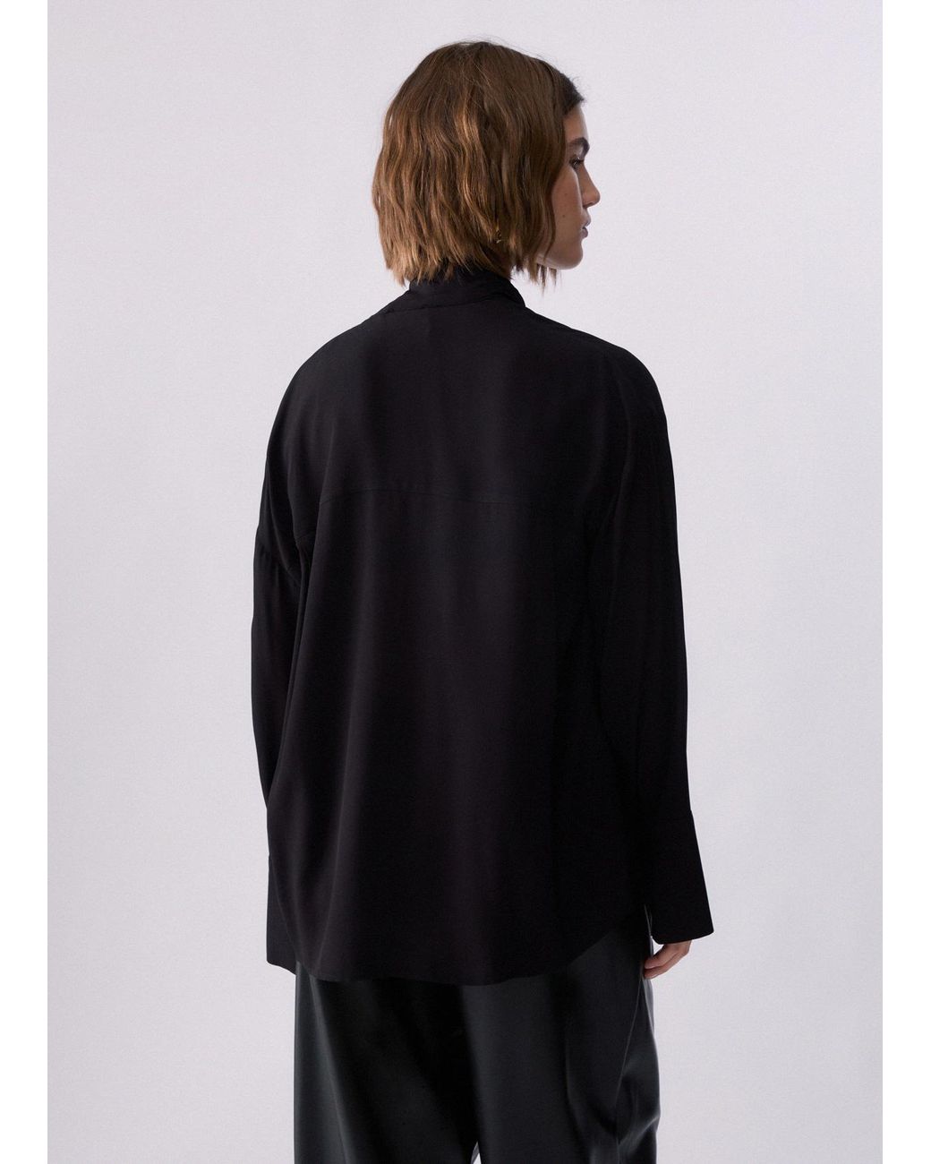 Camicia Con Sciarpa di Liu Jo in Black