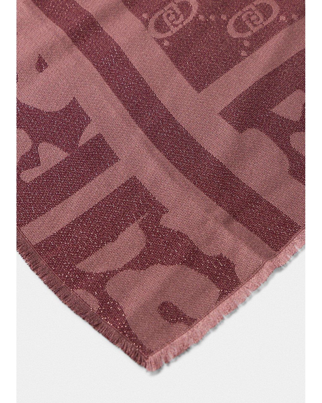 Liu Jo Red Stola Mit Logo