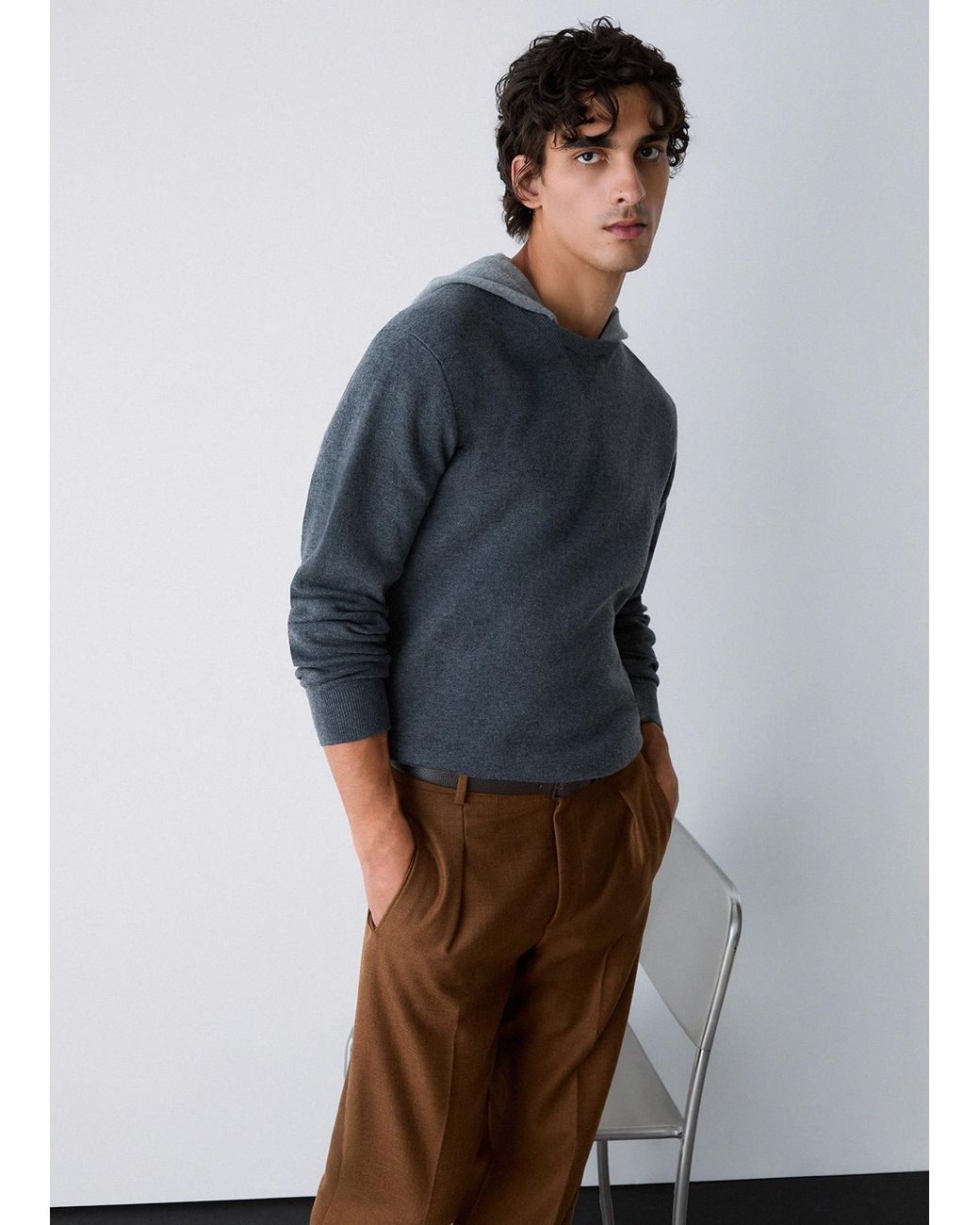 Maille À Capuche Liu Jo pour homme en coloris Gray