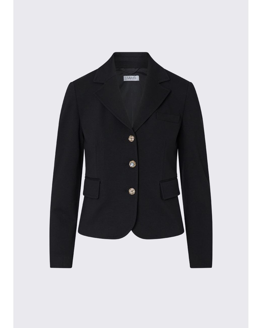 Blazer Slim Fit Liu Jo de color Black