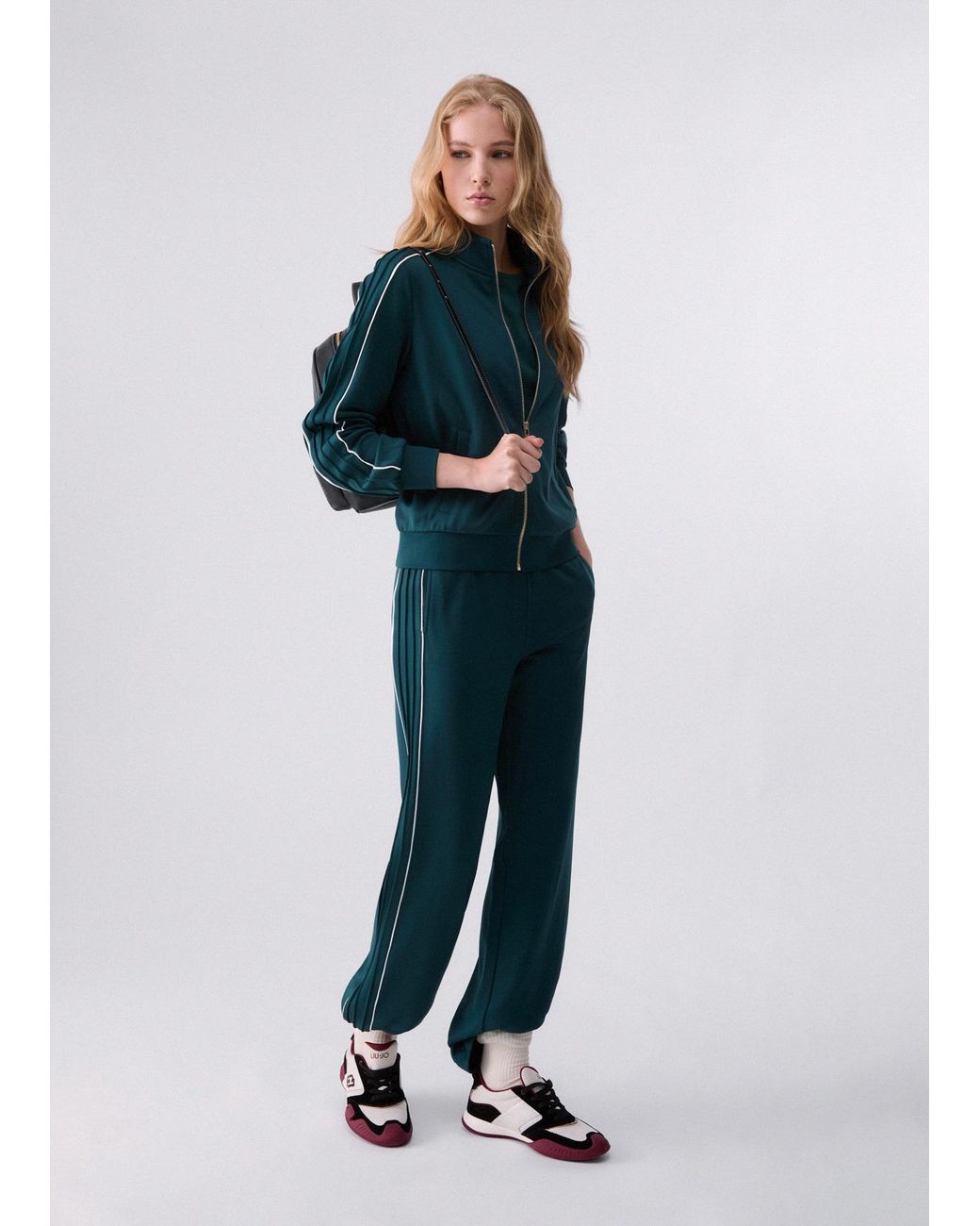 Sweat Zippé Liu Jo en coloris Green