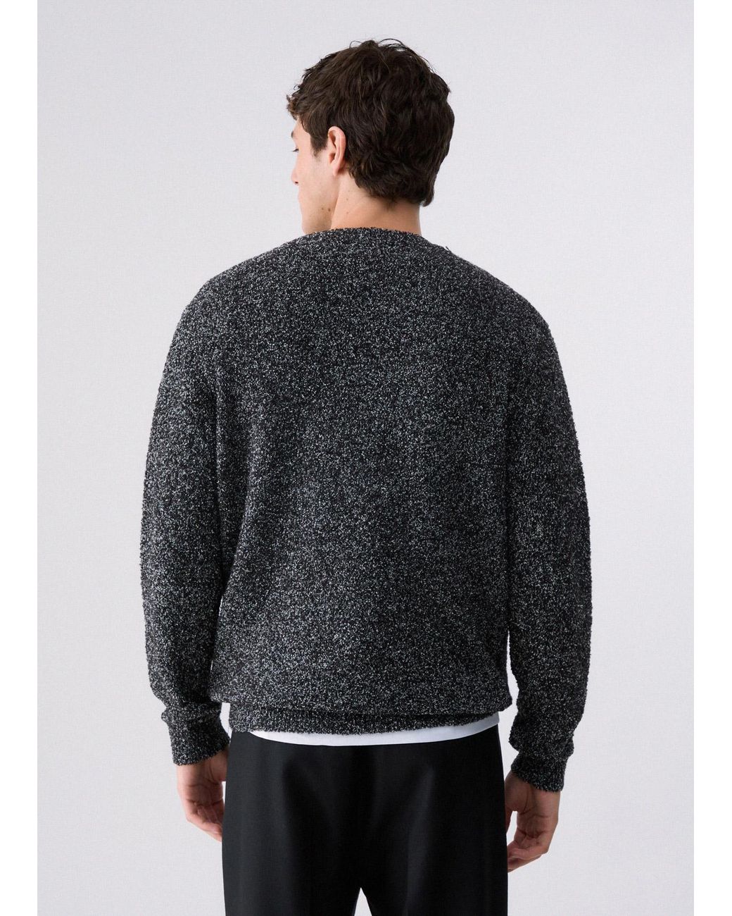 Pull En Bouclé Liu Jo pour homme en coloris Gray