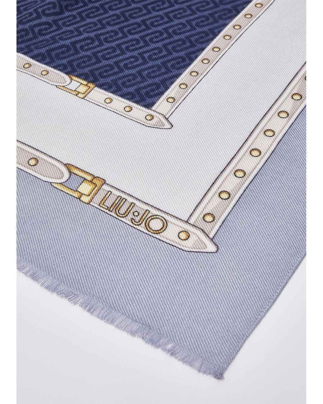 Liu Jo Blue Stola Mit Monogramm-Logo