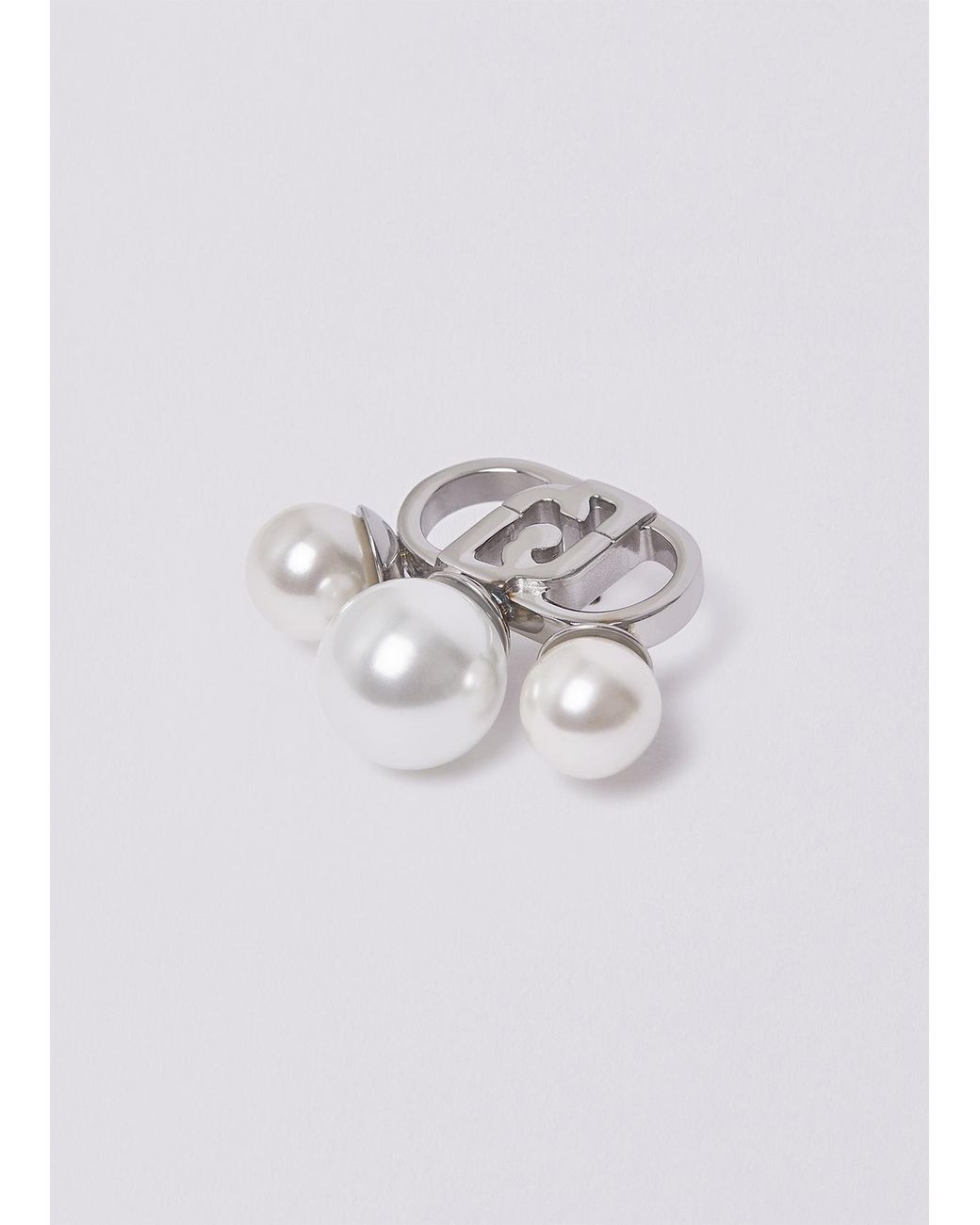 Orecchini Con Perle di Liu Jo in White