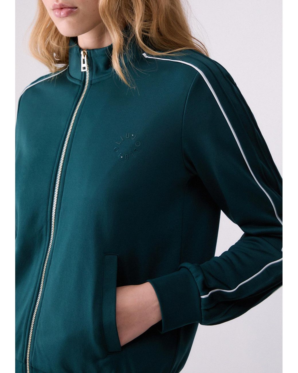 Sweat Zippé Liu Jo en coloris Green