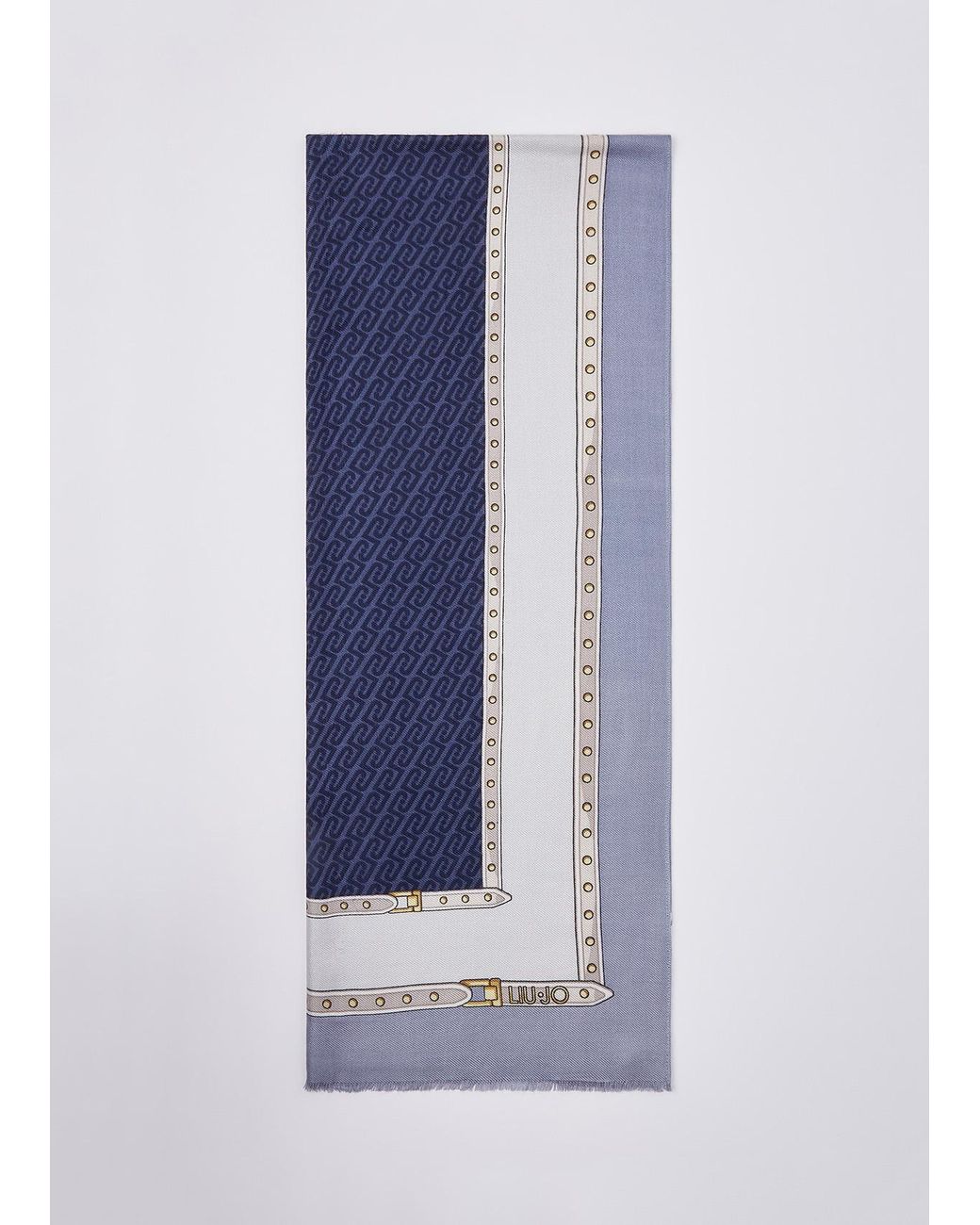 Liu Jo Blue Stola Mit Monogramm-Logo