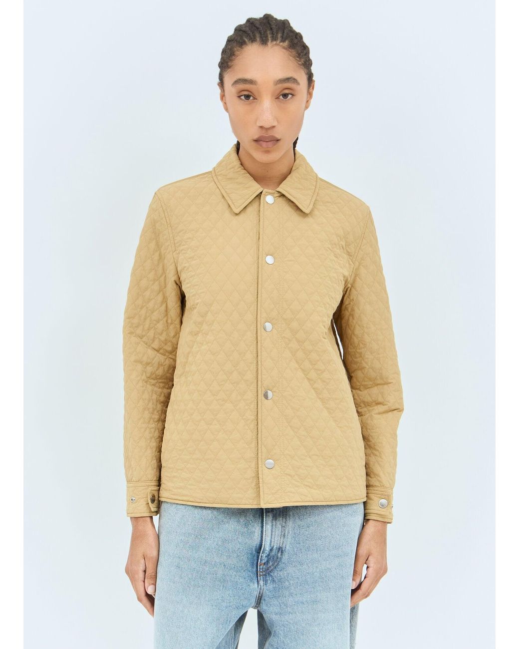 Burberry Natural Reversible Quilted Nylon Jacket