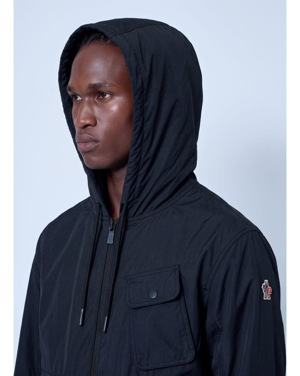 Moncler Blue Ober Jacket for men