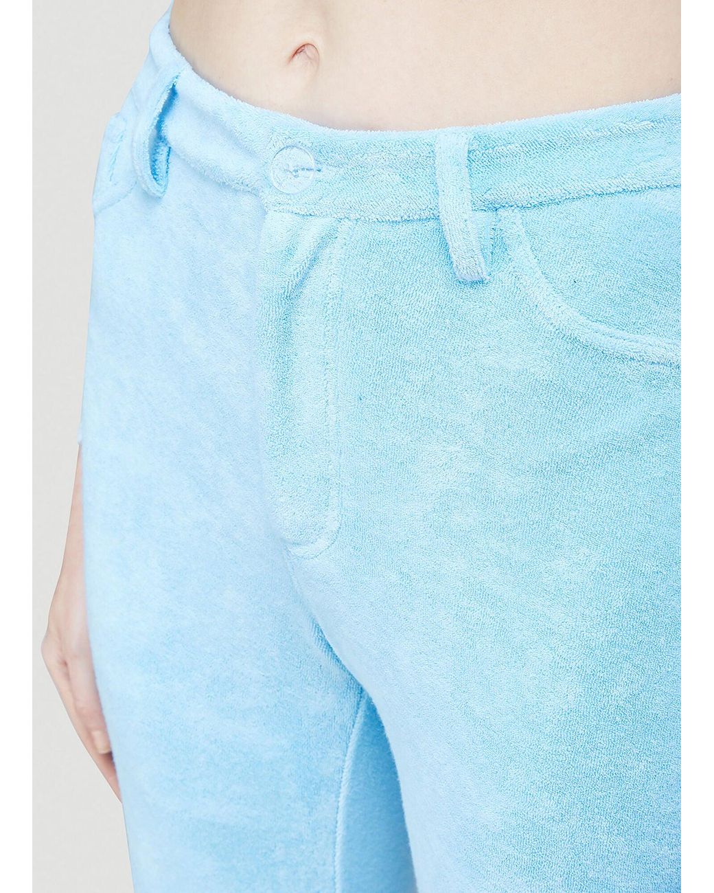 Maisie Wilen Blue Mockuentary Knitted Pants