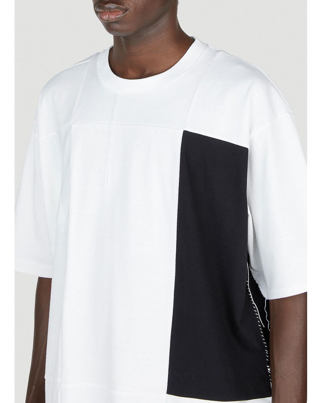 Children of the discordance White Patchwork T-Shirt for men