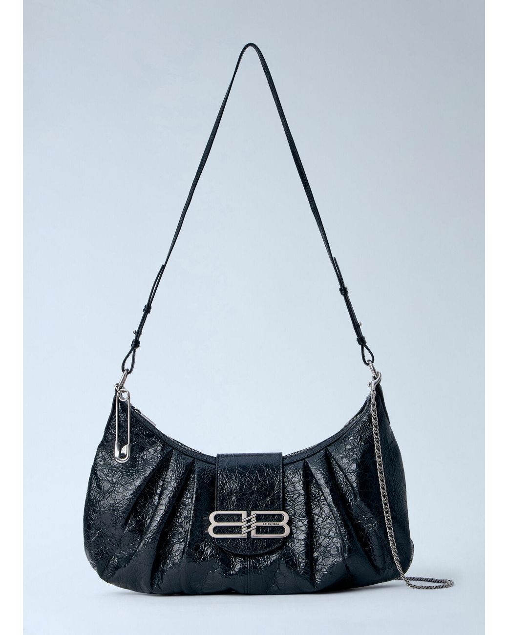 Balenciaga Black Pamela Shoulder Bag Medium